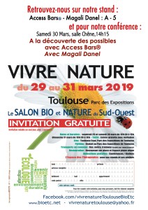 Invitation Salon Vivre Nature 2019 Magali Danel Toulouse